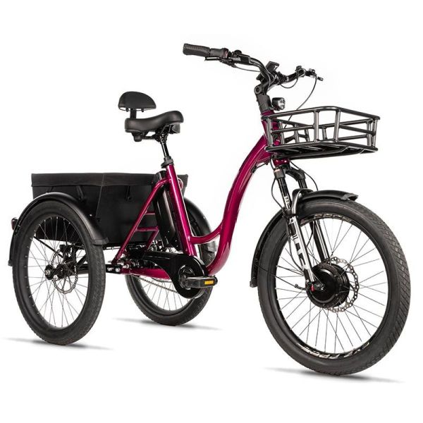 Leader Fox Tricycle électrique 24" Curtis rouge