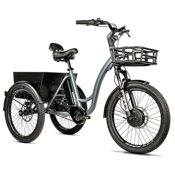 Leader Fox Tricycle électrique 24" Curtis gris