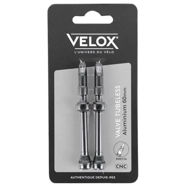 Velox valves tubeless presta 60mm